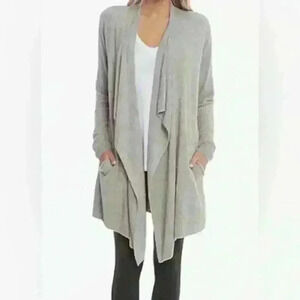 Barefoot Dreams CozyChic Lite Island Wrap Gray Size S/M
